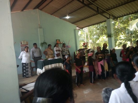 Opening of electricity of Hurulu Nikawewa Friendly Women's Society Building....
